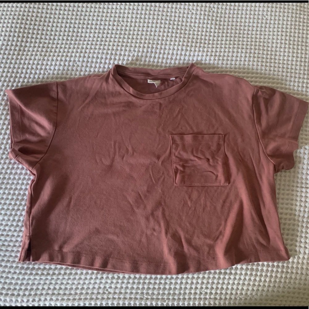 Kotn Cropped Jersey Tee